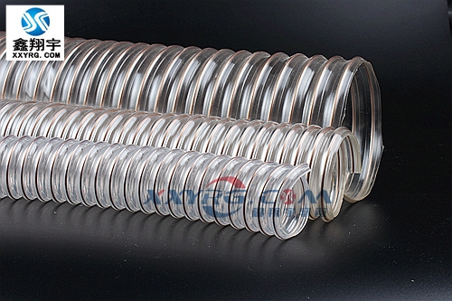 PU钢丝伸缩管,耐磨吸尘管 PU钢丝伸缩管,耐磨吸尘管