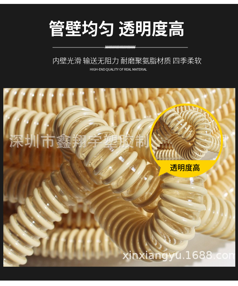 pu塑筋增强软管 pu塑筋增强软管